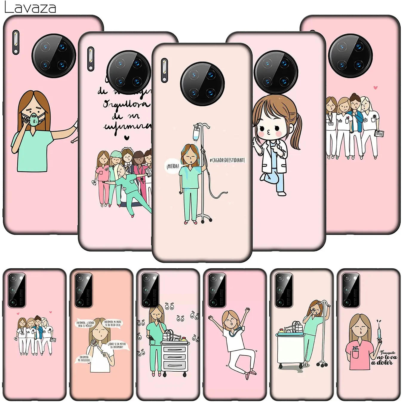 Мультяшный Врач Медсестра Горячая Мода Смешной динамический Мягкий силиконовый