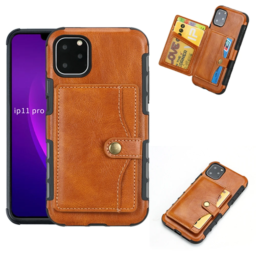 Eqvvol Чехол-бумажник в стиле ретро из искусственной кожи для iPhone 11 Pro MAX X XS XR 7 8 6 6s Plus чехол с отделением для кредитных карт Жесткий Чехол-книжка