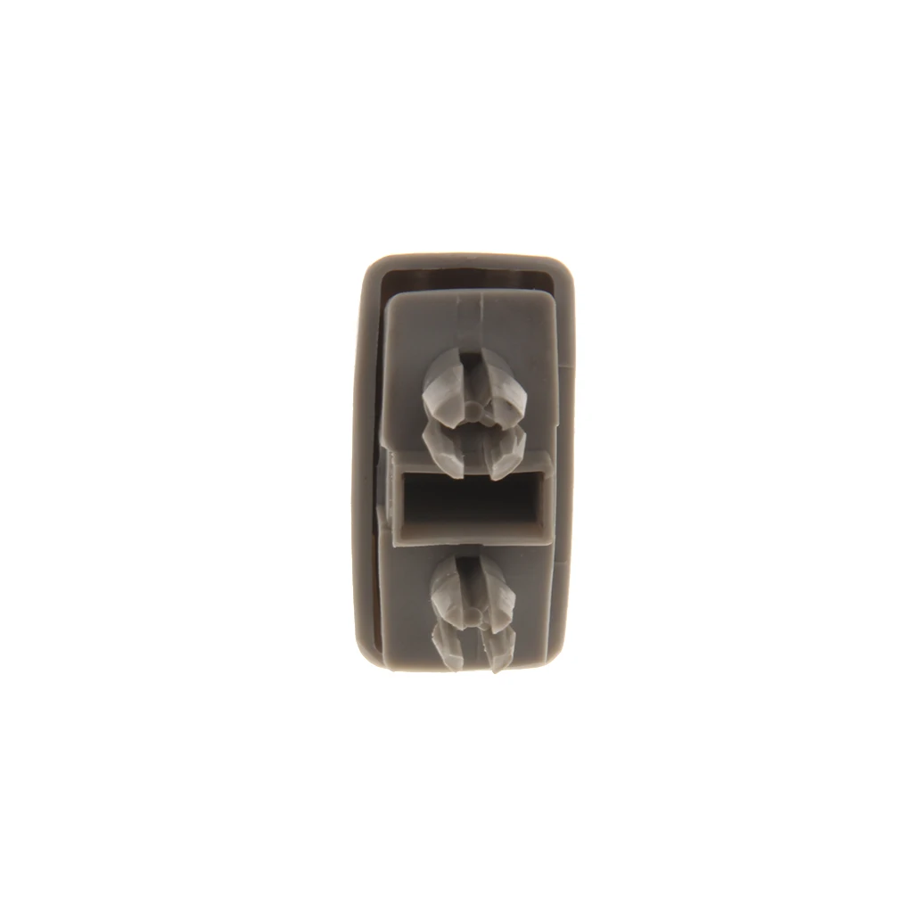 

Car Sun Visor Hook Clip For 2004-2011 Audi A6 C6 4F0857561 8E0857562 Gray