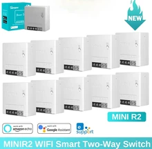 Sonoff Mini R2 DIY Wifi Smart Switch Timer Wireless Switches Smart Home Automation Compatible with eWelink Alexa Google Home