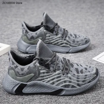 

2020 Summer Mesh Men Casual Chunky Sneakers Lac-up Men Shoes Lightweight Reflective Walking Sneakers Tenis Zapatillas Hombre