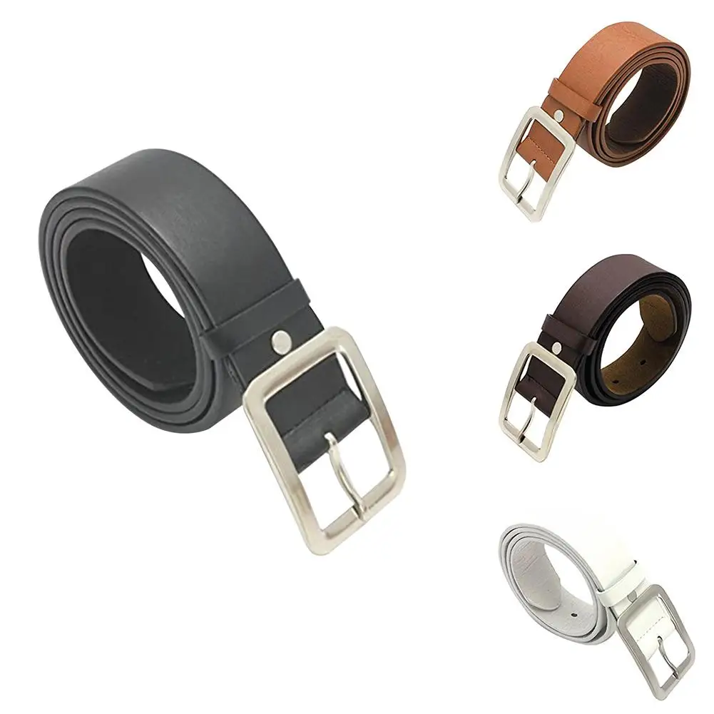 Classic Men Faux Leather Belt Casual Business Waist Strap Belt Fashion Accessory Gift
