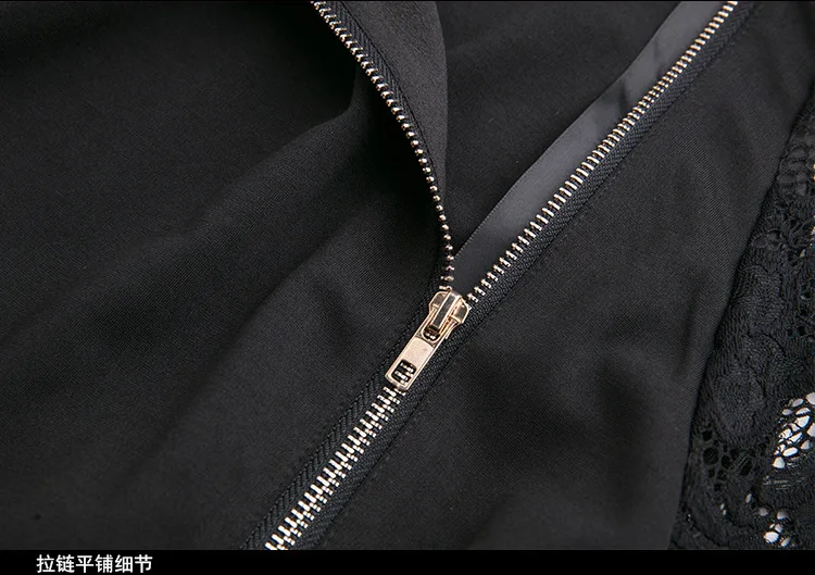 Новинка, черное L-5XL, рукав летучая мышь, элегантное, для женщин, для офиса, для девушек, миди, для работы, облегающее платье, OL, модное, кружевное, на молнии, сарафан, для встречи, платье