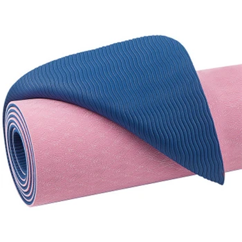 

ELOS-Yoga Mat with Position Line Non Slip Carpet Mat Environmental TPE Eco Friendly Non Slip Fitness Exercise Mat