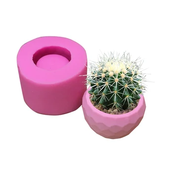 

DIY polyhedron cactus Aromatherapy plaster ornaments silicone mould mold