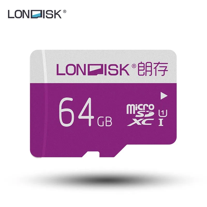 Londisk Карты Micro Sd 32 ГБ 8 ГБ 16 ГБ 64ГБ 128ГБ Class10 UHS-1 200ГБ UHS-3 Памяти Карта флешка Флэш-картаПамяти Microsd tf card флеш карта для смартфона планшета камеры - Емкость: 64GB U1 and adapter
