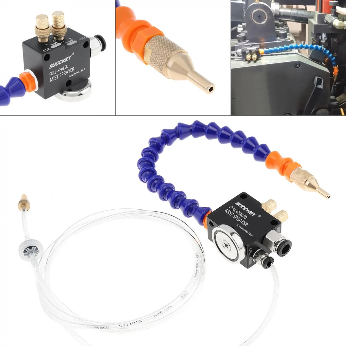 Cooling Sprayer Machine For Metal Cutting Engraving Mist Coolant Spray System