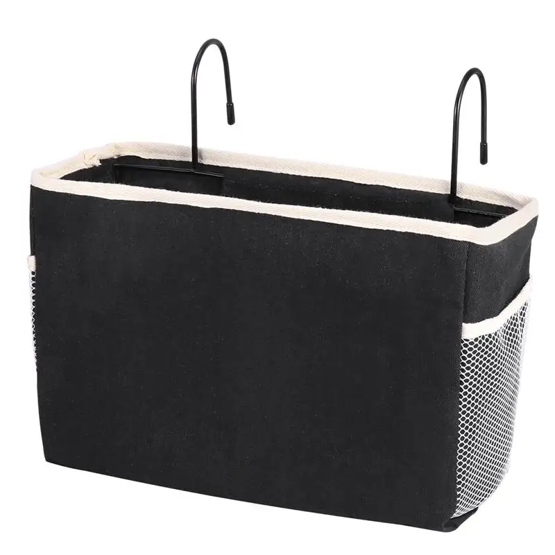 

1PC Practical Canvas Bag for Dorm Home Bed Rails Car Bedside