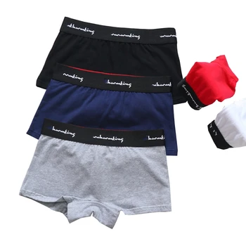 

HaleyChan Letter Boyshort 3 Pack Boxer Briefs for Tomboy Trans Lesbian Transgender Womens Neutral Underwear Panties Low-Rise