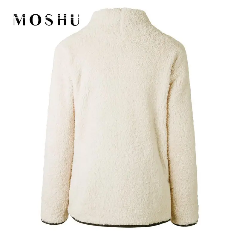 Women Jumper Fleece Sweater Ladies Fashion Tops Zip Winter Sweaters Long Sleeve Pullovers Sweater Pull Femme Sudadera Mujer