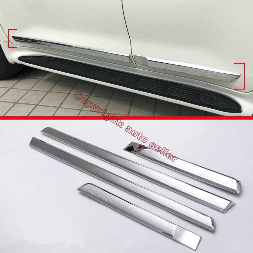 ABS Хромированная Автомобильная отделка боковая дверная линия литье под