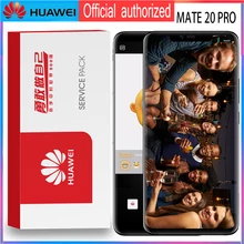 6,39 ''дисплей с рамкой для замены отпечатков пальцев для huawei mate 20 Pro lcd кодирующий преобразователь сенсорного экрана в сборе