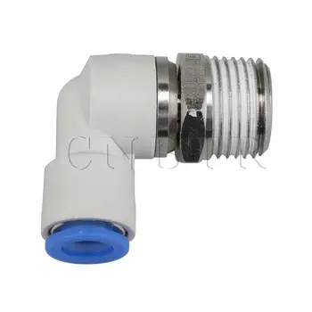 

CNBTR 1/2" BSPT Elbow Pneumatic Tube Push in Fitting Connector for 10mm Tube