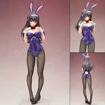 

Japan Anime KASUMIGAOKA Bunny Girl Action figure Bikini rabbit ears Utaha ver PVC 44cm Model toy collection sexy Bunny doll