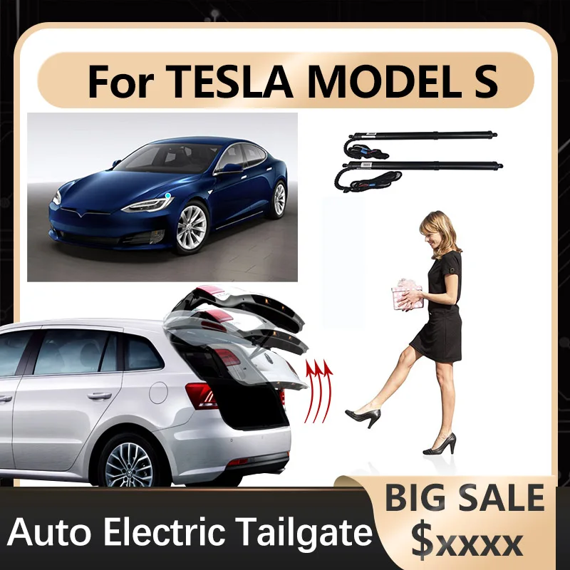 

For TESLA Model S Original Suction Electric Tailgate Mounting Foot Sensor Kick Function Control Opening And Closing The Tailgate