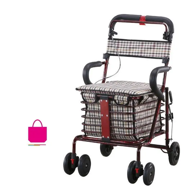 Складные Карро Compra торговый кухонный стол Carrello Cucina Mesa Cocina De Courses Avec roulets колесница Roulant тележка - Цвет: Version Q