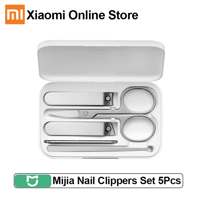 Набор кусачек для ногтей XIAOMI MIJIA 5 шт. нержавеющая сталь маникюр педикюр машинка