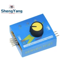 ShengYang – testeur de Servo d'engrenage CCPM, vérificateur principal de consistance 3CH 4.8-6V avec voyant lumineux