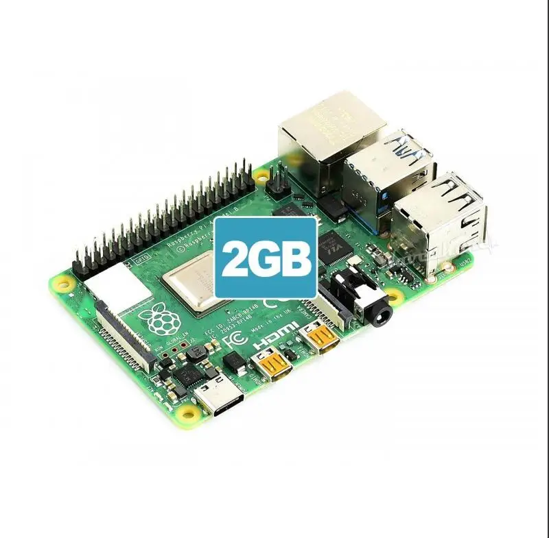 

Raspberry Pi 4 Model B PI4B-2GB Complete upgrade of the Pi series more powerful processor, faster networking