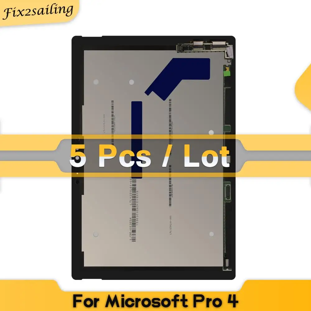 5 шт. жк-дисплей для microsoft Surface Pro 4 1724 дисплей сенсорный экран дигитайзер датчики сборка панель замена