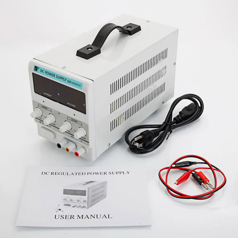 

QW-MS305D 30V 5A Adjustable DC Stabilizer Power Supply (US Standard)