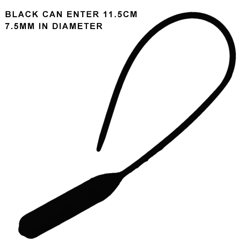 black 11.5x7.5mm Хороший Здоровый силиконовый Массажер палка 10 Частота вибрации IPX7 водонепроницаемый Mute взрослый продукт - Цвет: black 11.5x7.5mm