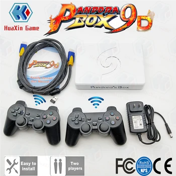 

2 Players Wireless version Pandora Box 9D 2500 in 1 motherboard HDMI/VGA output + Gamepad Set USB connect joypad 3D games Tekken