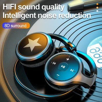 

2020 New Wireless Headphones FM Radio Bluetooth V5.0 Earphones MP3 Player 10H Earbuds Headsets HIFI Stereo Sound Noise Cancel