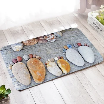 

HOT 40X60cm Stone Floor Mat Hallway Entrance Door Mats Waterproof Doormat Kitchen Bathroom Carpet Rugs Bedroom Foot Rugs