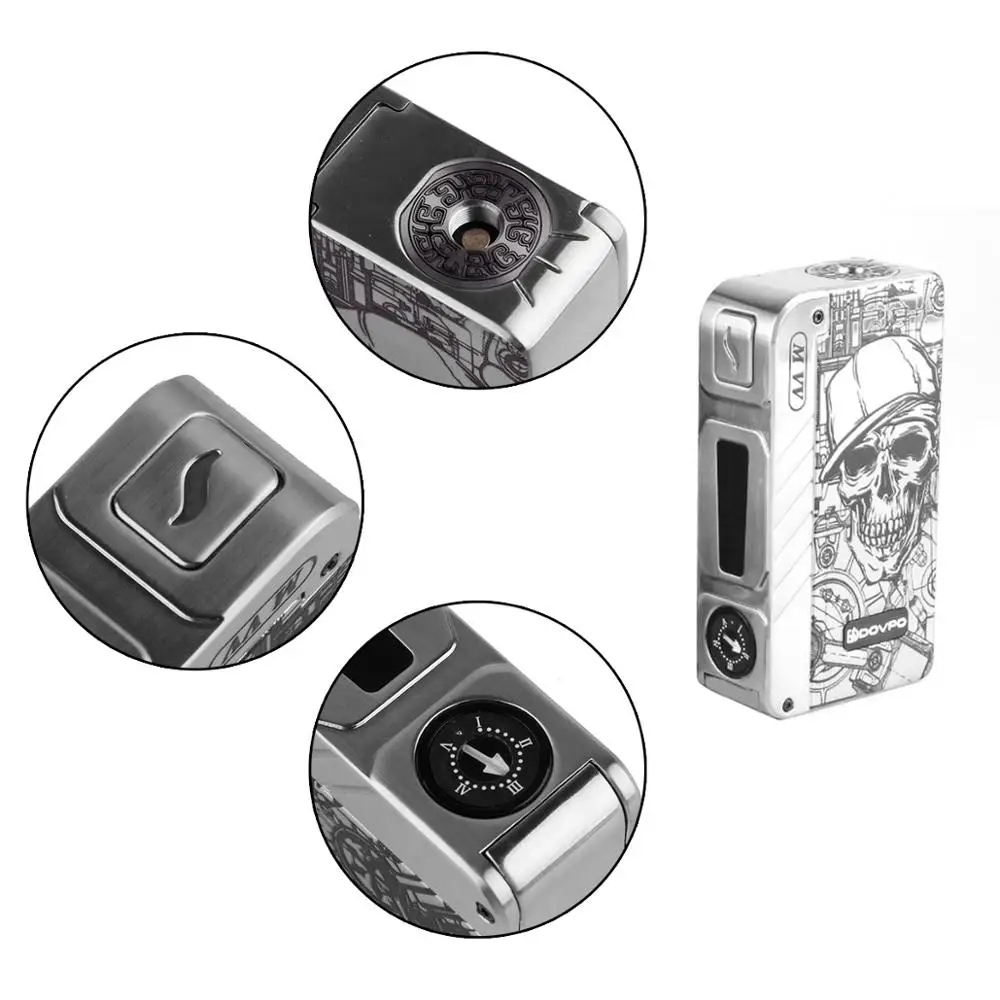 Vape мод, Dovpo M VV бокс мод, питание от двух аккумуляторов 18650, регулируемое напряжение 510, поток, моды для электронных сигарет