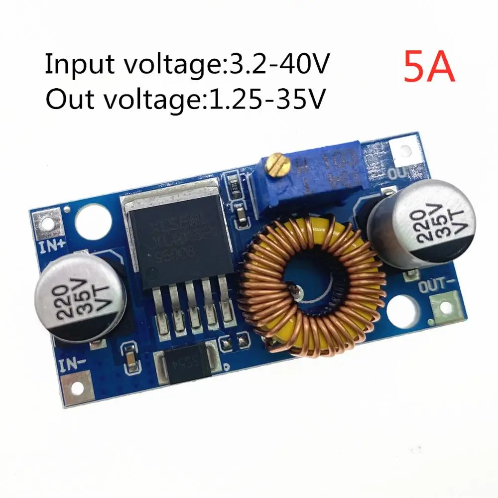 1 шт. Регулируемый DC В LM2596 LM2596S XL4015 Buck Boost модуль 3A 4A 5astep вниз регулятора