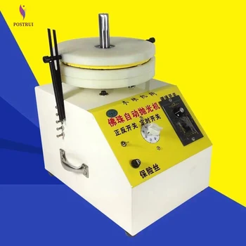 

220V/50HZ Automatic beads polishing machine hand string grinding machine Wooden beads Polisher Diameter 200mm