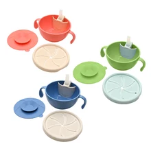 

Baby Bowl with Straw Snacks Sucker Bowl Children Kinds Tableware