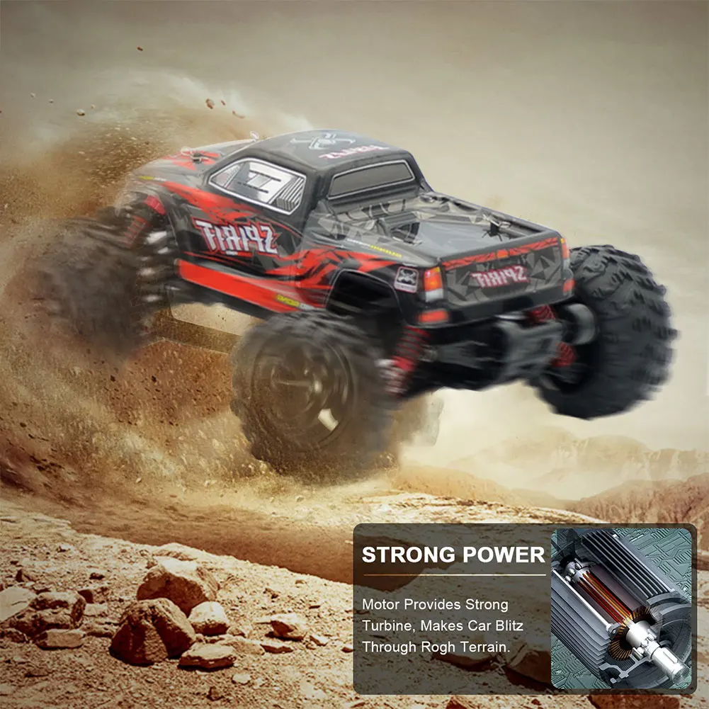 

Pokich Large Size 1:16 Scale High Speed RC Toys 4WD 2.4Ghz Remote Control Truck Radio Electronic Controlled Off-road RC Car