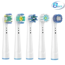 

3D Whitening Electric Toothbrush Replacement Brush Heads Refill For Braun Oral B Toothbrush Heads Wholesale 4Pcs Toothbrush Head