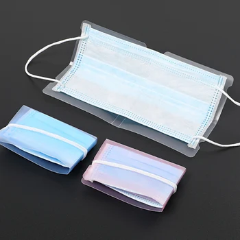 

5/10pcs Reusable Mask Folder Container Foldable Masks Folder Clip Disposable Mask Storage Case Box Organizer guarda mascarilla