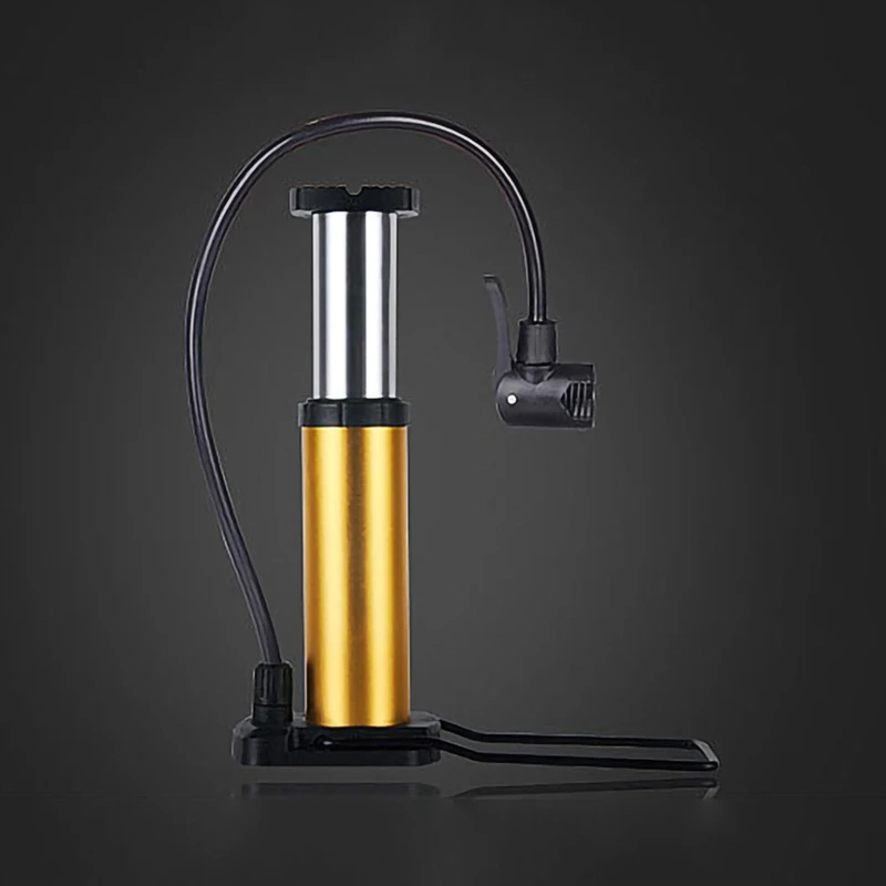 Portable Bicycle Tire Pump Aluminum Alloy Mountain Bike Inflator Bicycle Basketball Football Toy Pump Bicycle Accessories