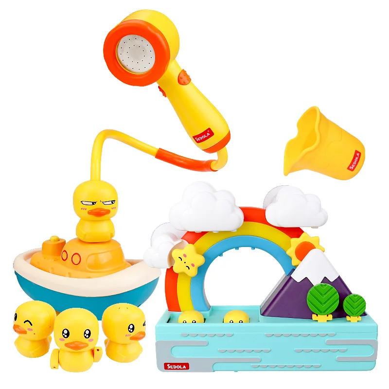 Baby Bath Toys for Kids Spray Water Bath Toys Electric Duck Baby Shower  Water Toys Ball Bathroom Baby Toy Bathtub Toys Water Toy - AliExpress