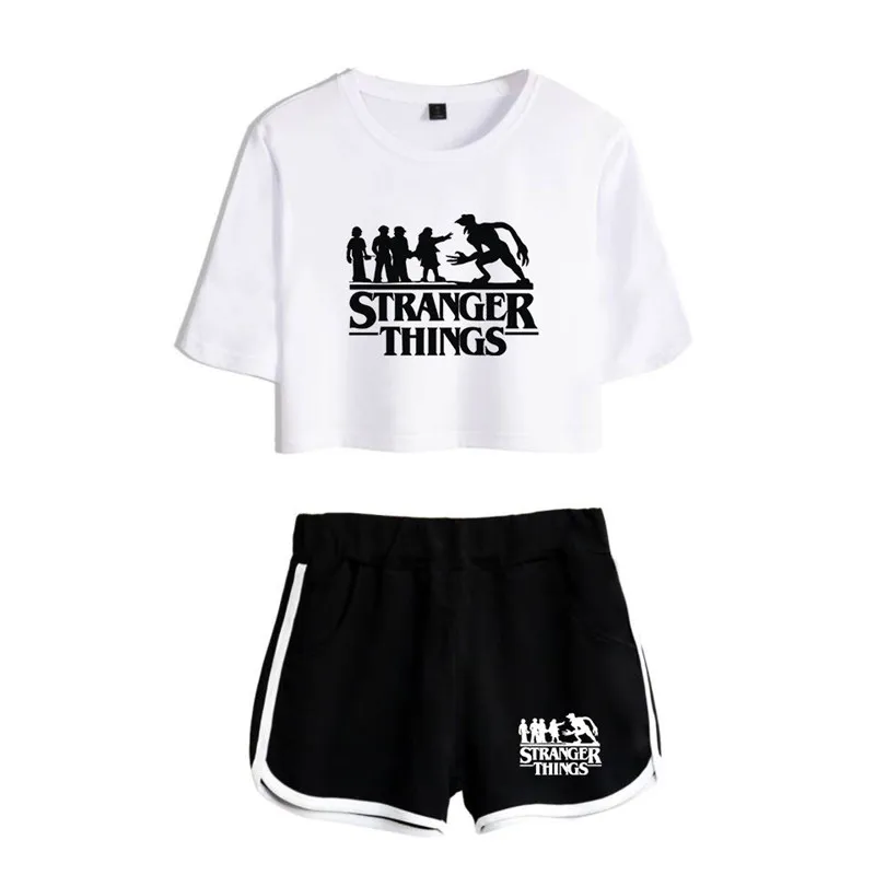 COSREA Stranger Things Costume T Shirt Shorts Two Piece Suit Girls Women 3d Print Tees Eleven Sports Sets -Zentai shop online Hc1fd58c4ed6c4b42ac43ff7e4fd3f51dE.jpg
