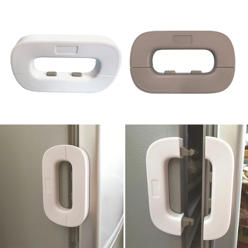

Improved Home Refrigerator Door Safety Lock for Toddler Easy Install Fridge Lock