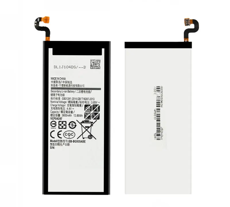 5 шт./лот 3600 мА/ч EB-BG935ABE золото Батарея для samsung Galaxy S7 край G9350 G935 G935F G935A G935V G935P G935T G935R4