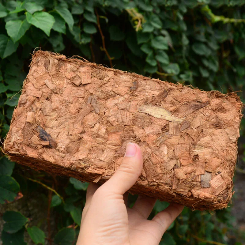 

500G Coconut Fiber Coir Pellet Nutrient Soil Lightweight Plant Compressed Base Coir Pellet Soil Flowers Vegetables Garden tool