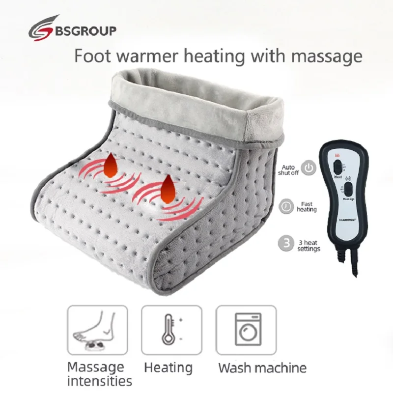220 240V Microwave Heating Pad Electric Heated Massager Foot Warmer