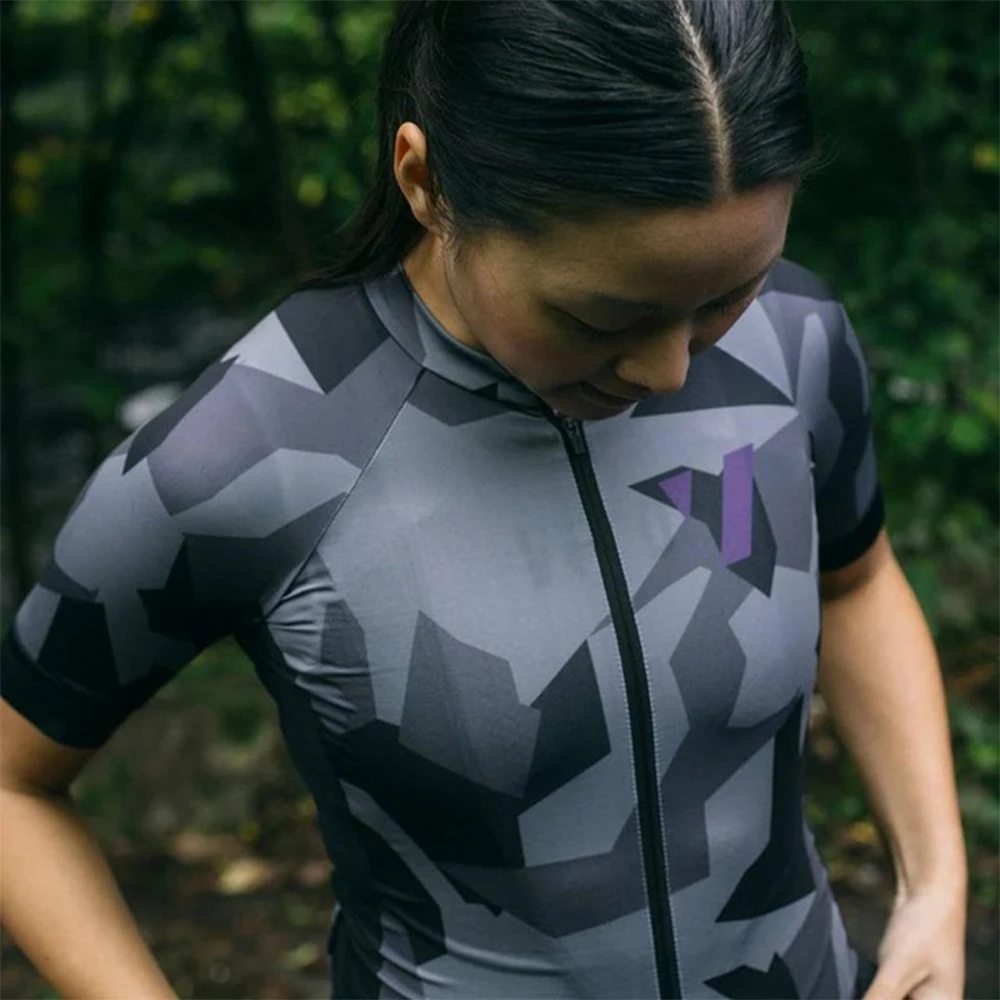 Велосипедная Джерси с коротким рукавом Женская Ретро одежда для велоспорта