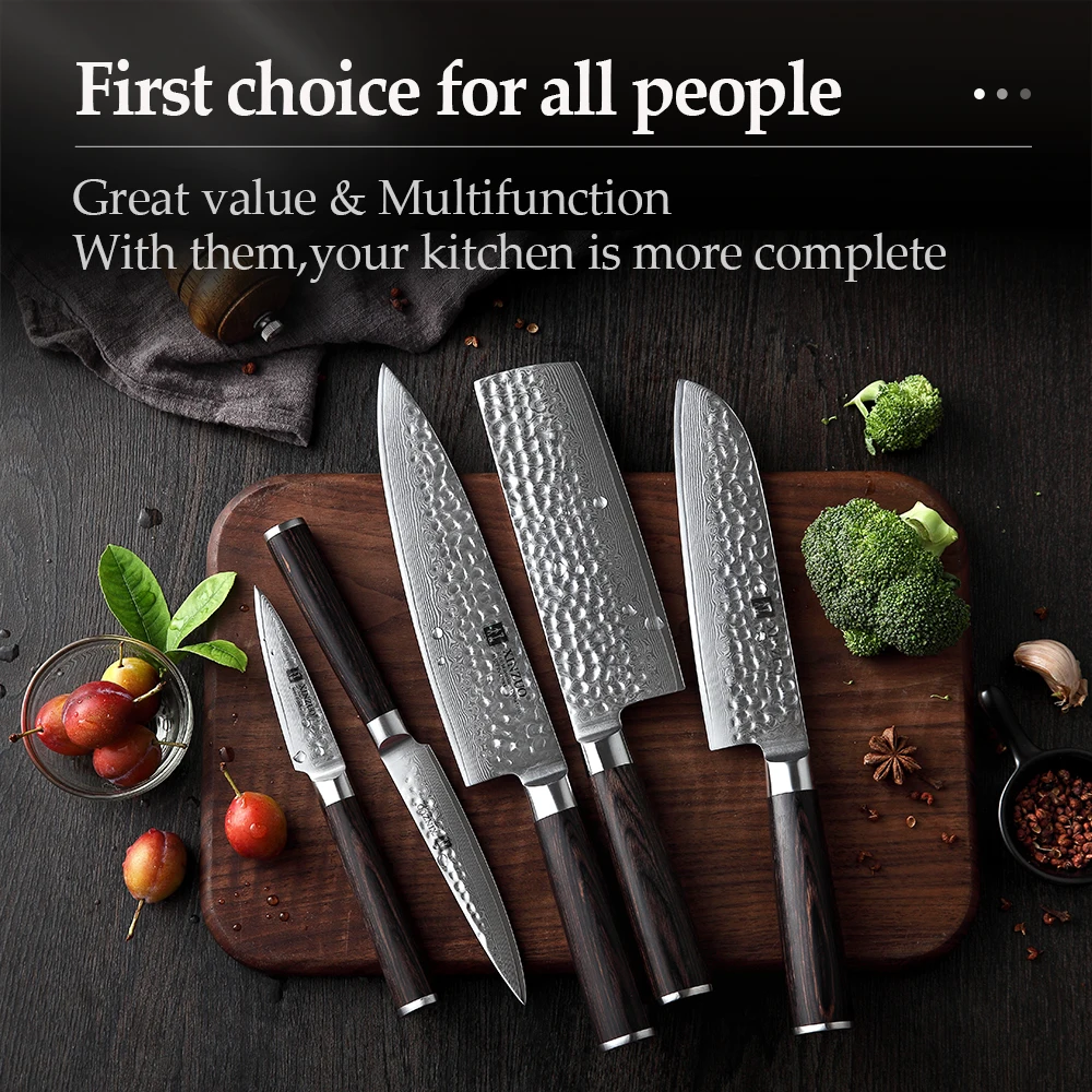 9-piece Kitchen Set Acrylic Knife Holder Chef Knife Bone Cutting Knife  Fruit Knife Kitchen Supplies With Sharpener Scissors - Knife Sets -  AliExpress