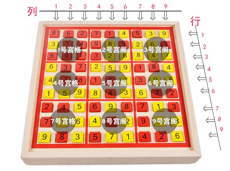 Детская игра Sudoku шахматы Sudoku Математика логическое мышление обучение детей 5-6 лет обучающая игрушка Начальная версия