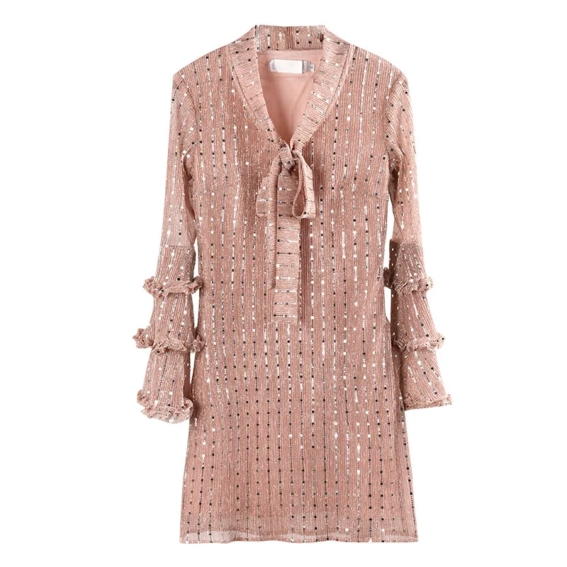 Robe новые платья на тонких бретельках сексуальные аппликации кружева вечерние рукава-фонарики пэчворк летнее платье Элегантное кружево полный бант