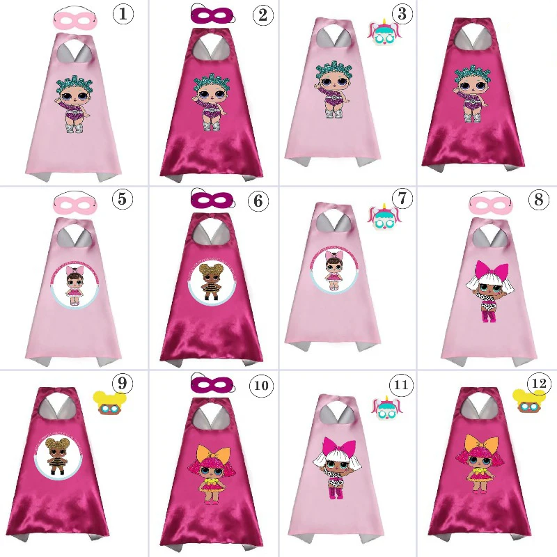 

LOL Dolls Surprise Cartoon 70cm for 4-6 YEARS CHILDREN LOL Surprise Dollls Mask Cloak Cosplay Birthday Gifts Toy 2S14