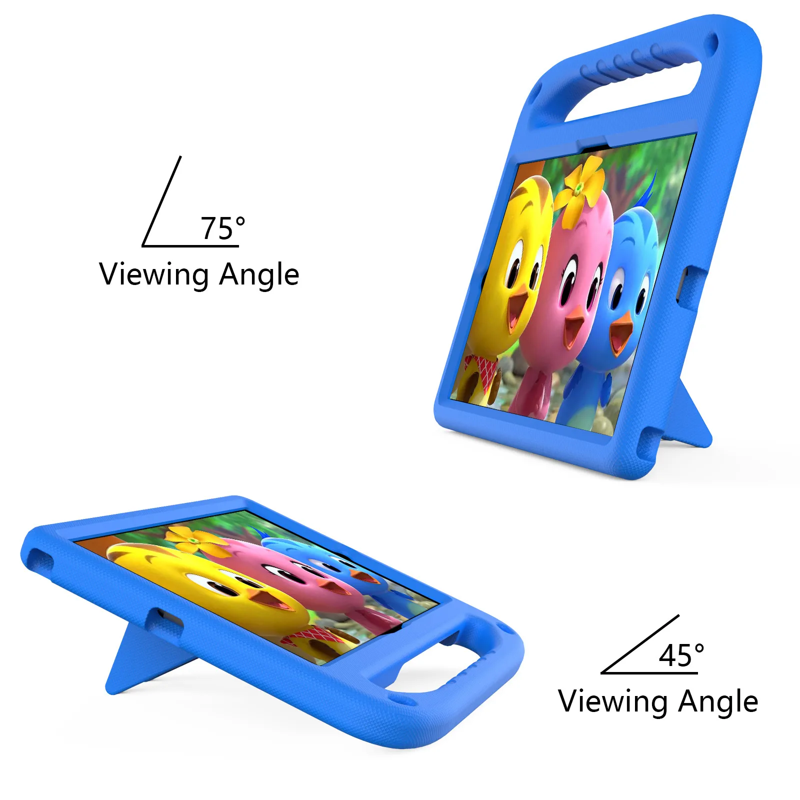 Kids Safe EVA Tablet Case For Samsung Galaxy Tab A7 Lite 8.7 2021 SM-T220 T225 Galaxy Tab A7 10.4 SM-T500 Shoulder Strap Cover