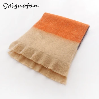 

Scarves Women Striped Long Scarves Warm Winter Outdoor Tassel Female Street Sweet Wraps Elegant 2019 Fashion New Foulard Femme